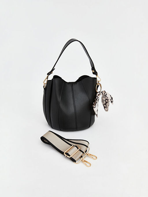 Deri G?r?n?ml? Kad?n Omuz ?antas?