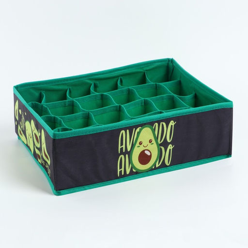 Органайзер для хранения белья, кофр 24 ячейки Avocado, 353010 см - See you home фото 2