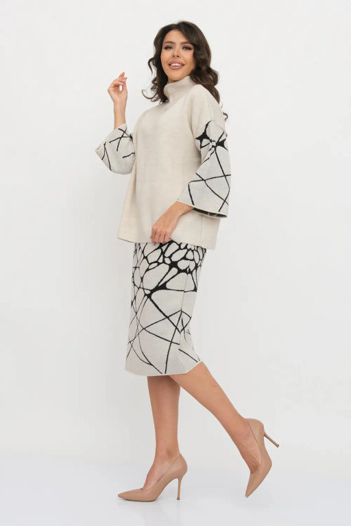 ЗЛАТА Костюм М 3305/молочный