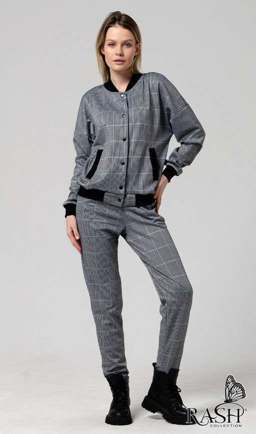 Бомбер "Лидс" серо-голубой Цвет:как на фото