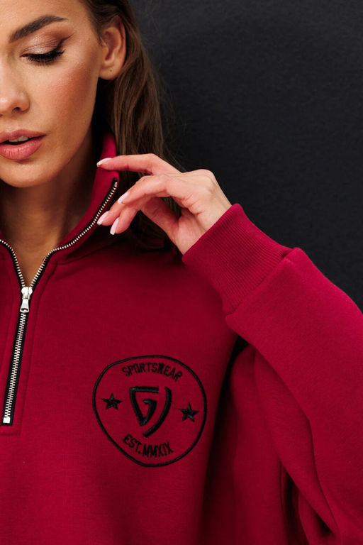 Джемпер GO F4087/12-01.170-176 вишня - Pirs фото 2