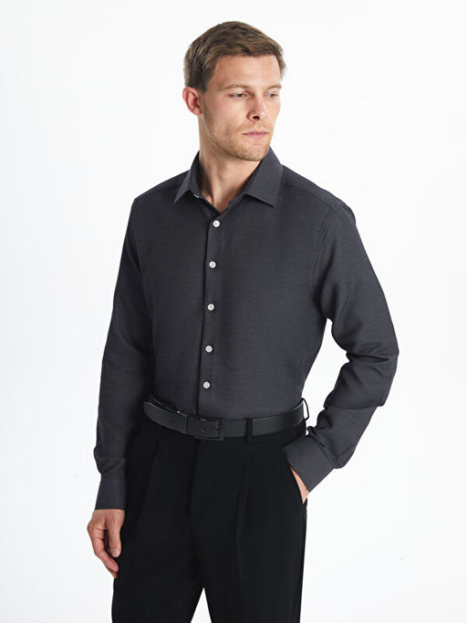 Slim Fit Uzun Kollu Arm?rl? Erkek G?mlek