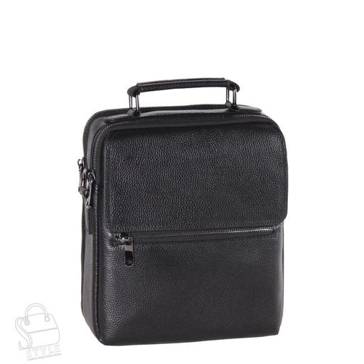 Сумка мужская кожаная 8221-5QH black Heanbag в Новосибирске