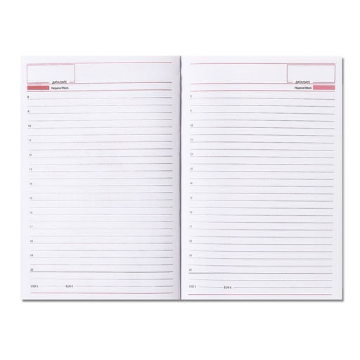 Ежедневник недатированный А5, 160 листов «Небраска», бордовый