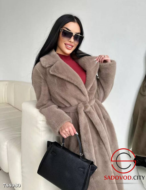 Шуба искусственная женская