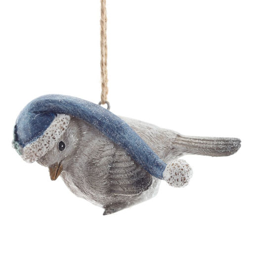 Фигурка декоративная подвесная "Птичка", L7 W4,5 H4,5 см, 2в.