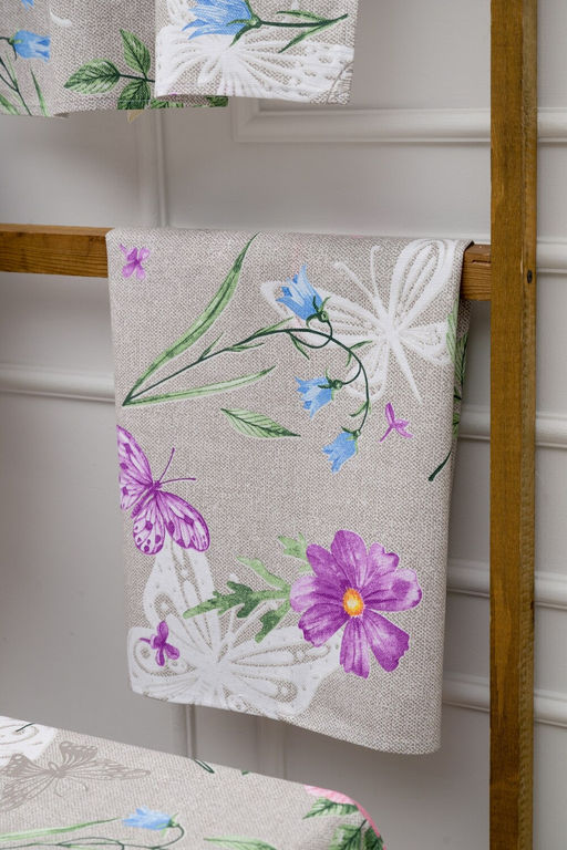 Набор полотенец Бабочки и цветы - Avictory фото 5