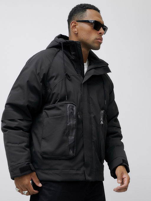 Куртка зимняя до - 20 бежевого цвета черного цвета - Mtforce фото 11