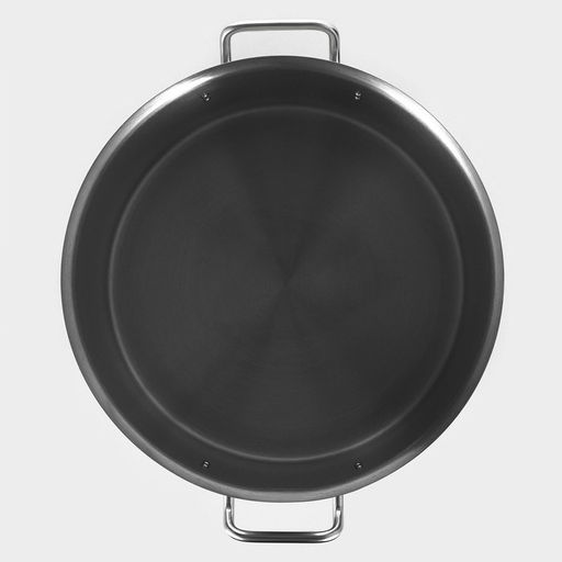 Кастрюля Hanna Knövell, 25 л, d=36 см, h=24 см, толщина стенки 0.8 мм, 201 сталь, с крышкой, индукция, дно ТРС, нержавеющая сталь