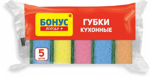 BONUS губки кухонные 85*60*30 (5шт)