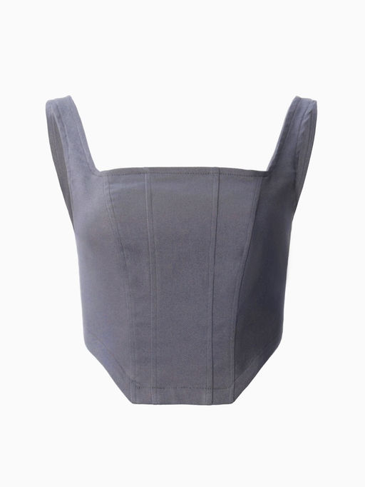 Корсет женский джинсовый MIST: Denim, размер 46, графит