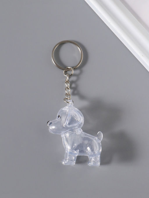 Цена за 3 шт. Брелок пластик "Преданный друг - пёсик" 8х3х5 см