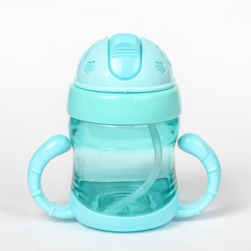 Поильник детский с трубочкой, 200 мл, с ручками, цвета МИКС - Simaland фото 4