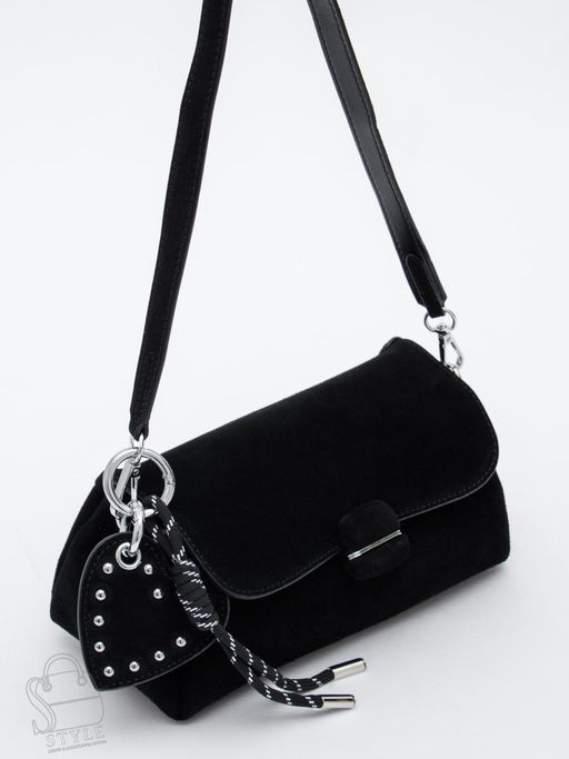 Сумка женская кожаная 6660VG black Vitelli Grassi