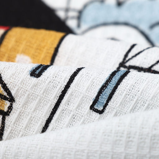 Набор кухонных полотенец Доляна «Котик на кухне» 35×60 см-2 шт., 100% хл