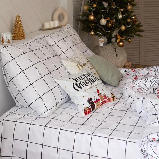 Постельное белье Этель 1.5 сп Xmas cat 143*215 см, 150*214 см, 70*70 см - 2 шт  фото 24