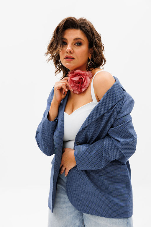 Жакет ANELLI 1471.1 черное море  фото 5