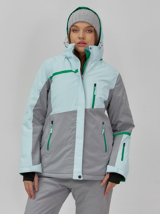Горнолыжный костюм женский зимний голубого цвета 0709_1Gl - Chunmai фото 11