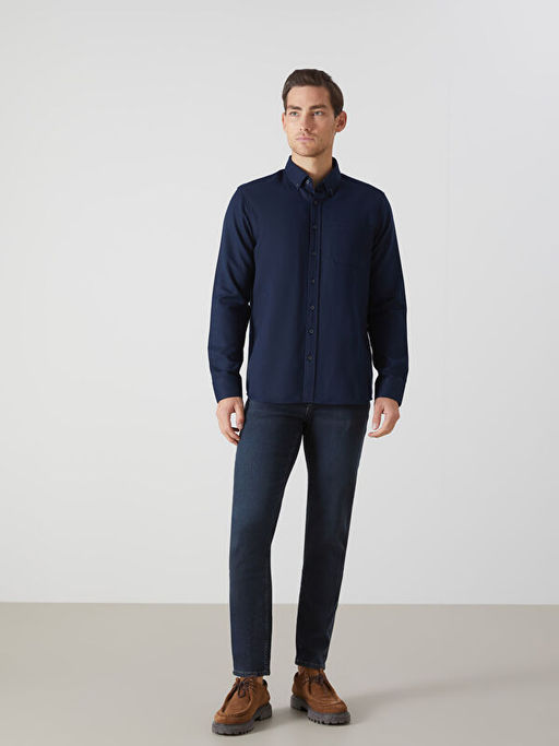 Regular Fit Uzun Kollu Arm?rl? Erkek G?mlek