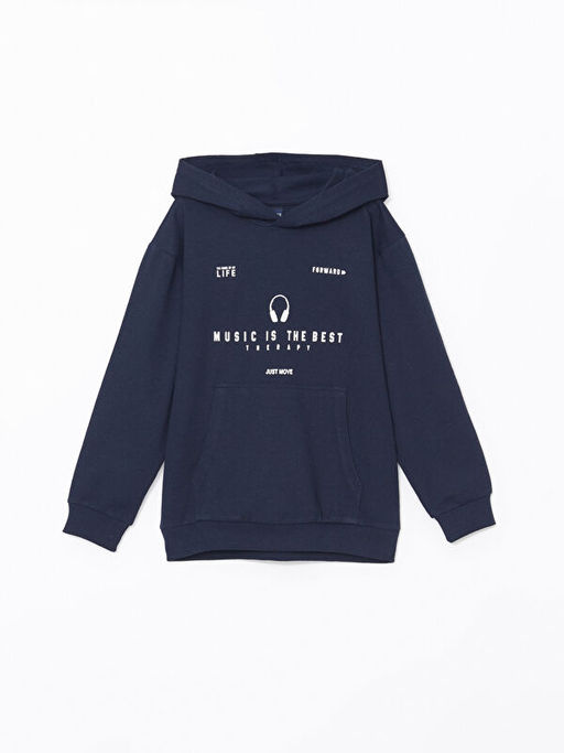 Kap??onlu Erkek ?ocuk Sweatshirt