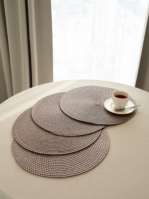 Салфетка сервировочная D38, 1 штука лиловый полипропилен