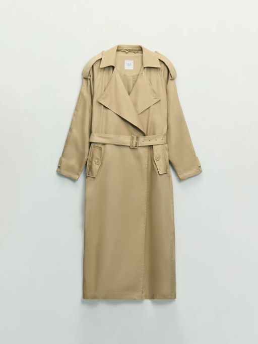 Плащ с акцентным воротником ZR2604102213-62 / Zarina  фото 10