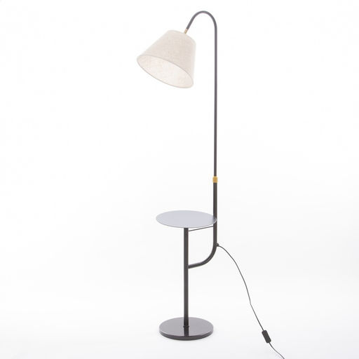 Торшер Ruta 1×40 Вт Е27 черный/золото 28×28×160 см