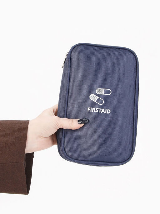 Косметичка-аптечка дорожная на молнии, Firstaid, синяя - Simaland фото 4