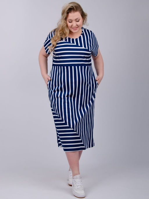 Туника "Пари" полоса, трикотаж