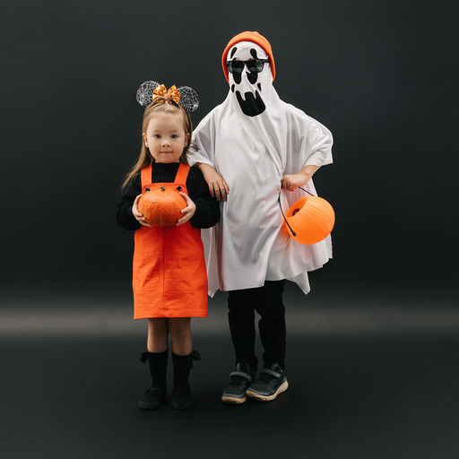 Ободок карнавальный на Хэллоуин «Тыквочка»