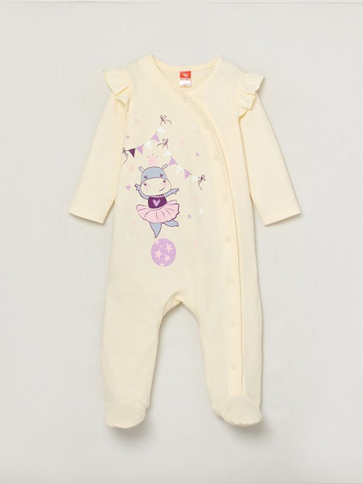 CRB wear/CWNG 90040-21-281 Комбинезон для девочки, экрю/Ex.Cherubino  фото 2