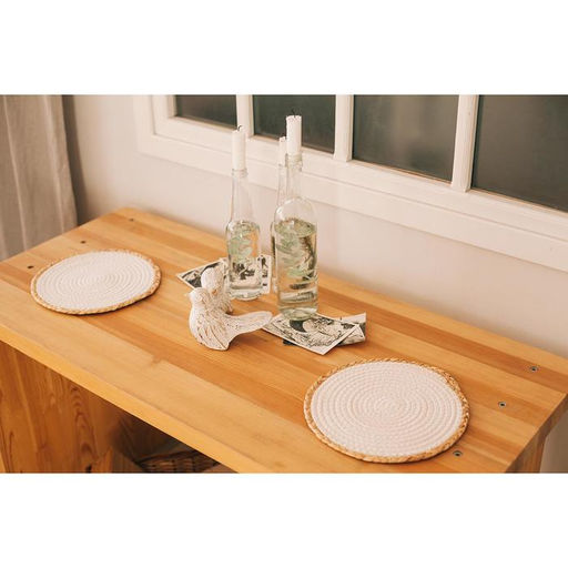 Салфетка сервировочная на стол Доляна Мэг, 2525 см, цвет белый  фото 7