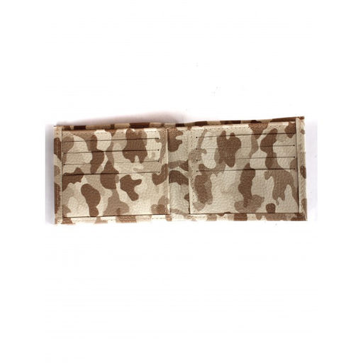 Портмоне женское Croco-ПР-900 натуральная кожа 1 отд, 10 карм, бежевый флотеркамуфляж (127) 264705  фото 3