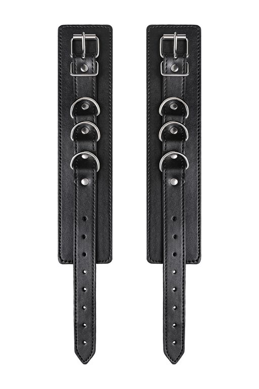 Поножи Anonymo #0153, PU кожа, черные, 26,5 см - Toyfa фото 8