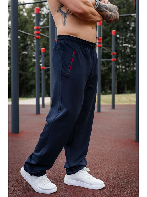 Спортивные брюки Футер 2-х нитка хлопок с лайкрой - Relay фото 8