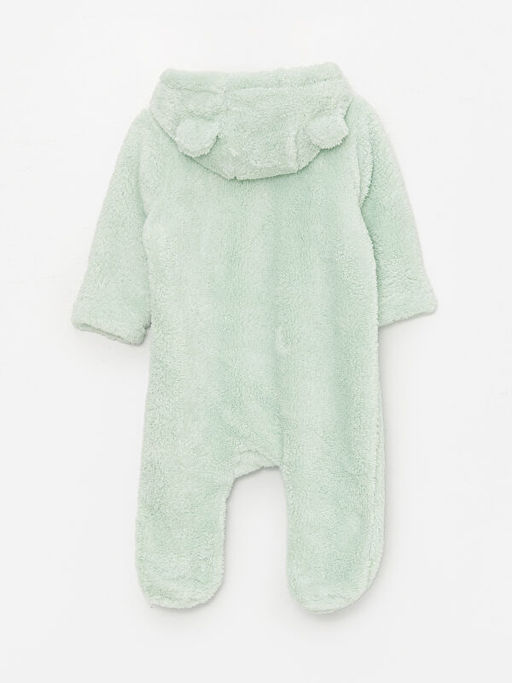 Nak?? Detayl? Kadife Erkek Bebek Tulum (0-12 Ay Patikli, 12 Ay+ Patiksiz) - Waikiki фото 2