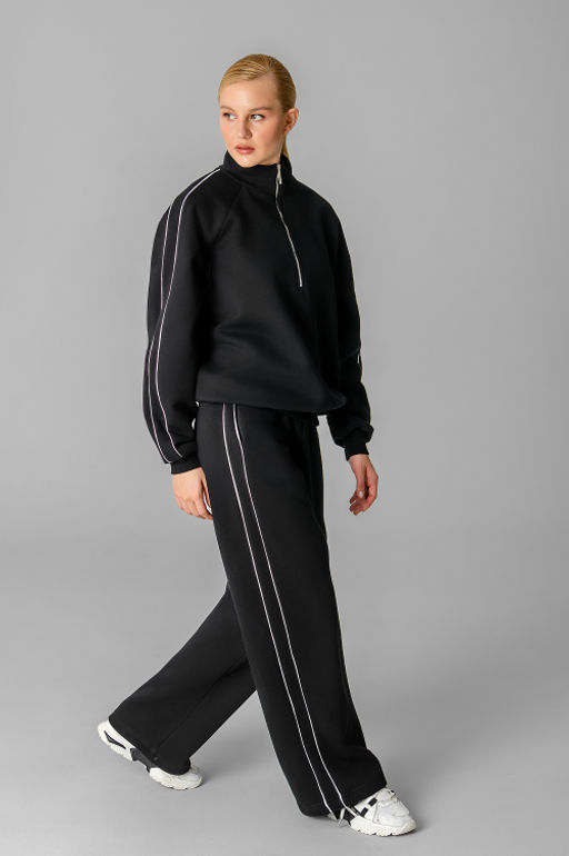 Арт. 2914 Костюм с начесом женский 44-52 (5 шт) Цвет:черный