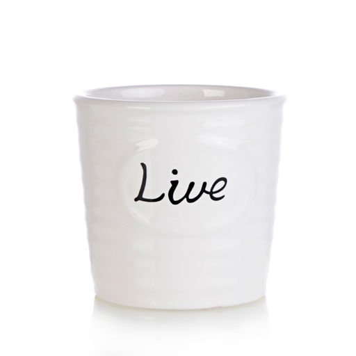 Кашпо 7,5 см / 1518 /уп 12/120/белое - ГалеонТрейд фото 9