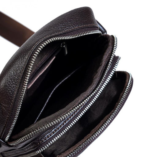 Сумка мужская, кожа, MIRONPAN 33231 Коричневый