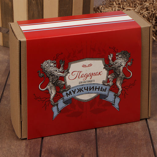 Набор подарочный «Этель. Настоящему мужчине», полотенце, щётка, расчёска