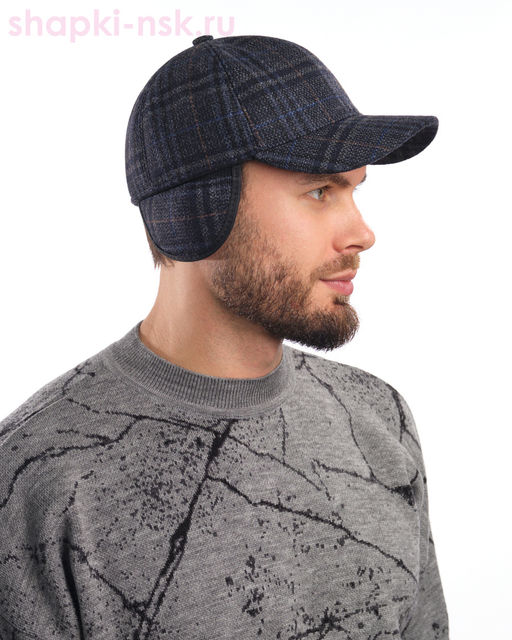 071-25 Бейсболка мужская флис (56-62)