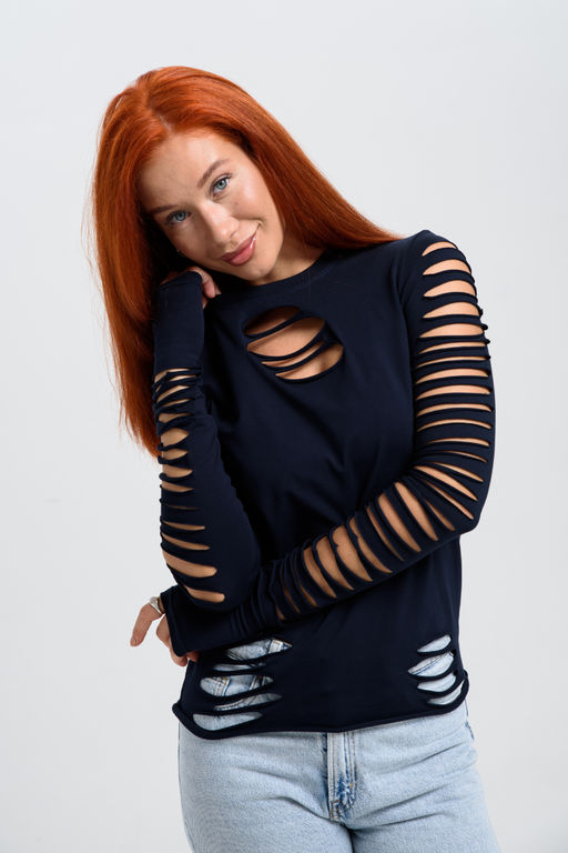 7476 Лонгслив женский