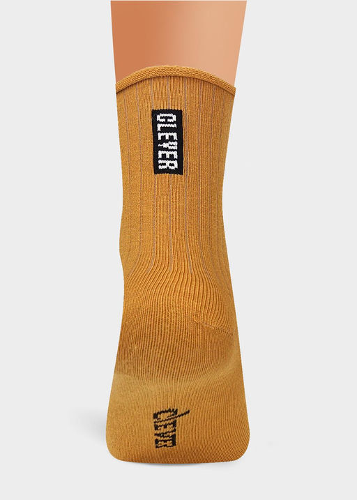 CLE Носки жен.Д2200 fashion база ослаб.рез горчичный - Clever wear фото 2