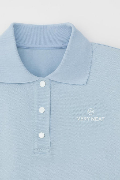 ЕВТ 3275/голубой кашемир джемпер-поло жен