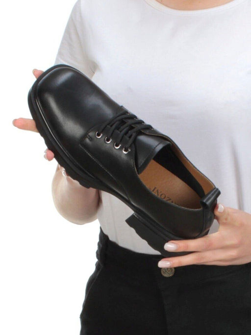 03-PDT112-1 BLACK Полуботинки женские - No name фото 2