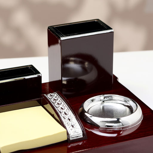 Набор настольный 6 в1 с визитницей, красное дерево