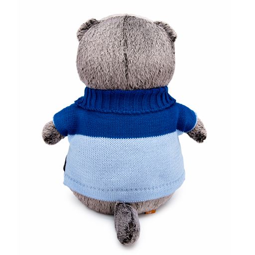 Мягкая игрушка BUDI BASA Басик в свитере "Кот" 30 см артикул: Ks30-207