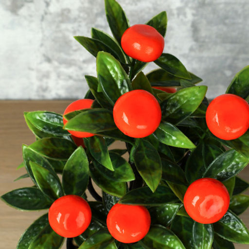 Цветочная композиция Мандарин 28 см / KLM-002 /уп 12/96/ - Галеонтрейд фото 3