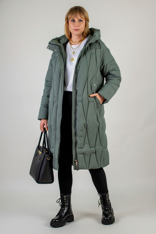 Зимняя куртка удлиненная, арт.28117