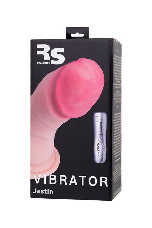 Реалистичный вибратор TOYFA RealStick Elite Jastin, TPR, телесный, 21 см